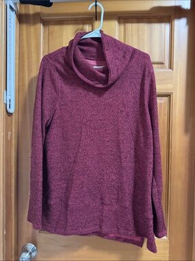 Sonoma Women's Wine Cowl Neck Sweater